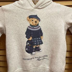 Toddler girl polo hoody